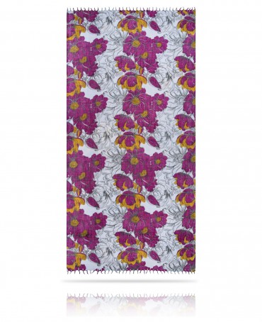 Палантин Женский W40-FLEUR.LINEARE/PURPLE